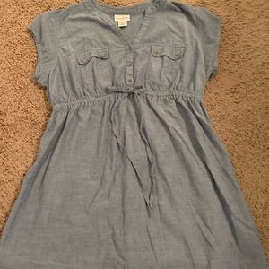 **New Item In! Motherhood Maternity Blue Chambray Blouse